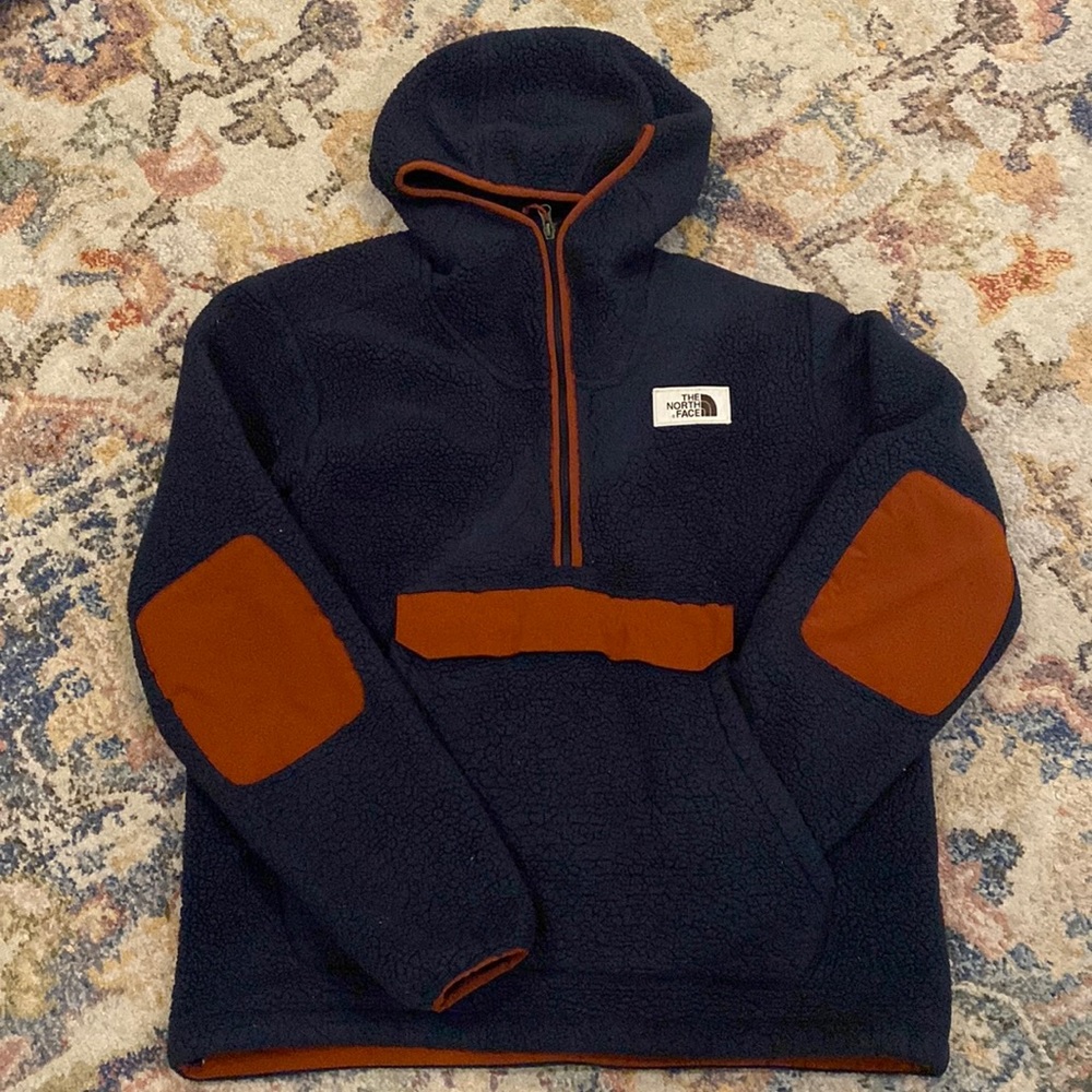 Men’s The Northface Sherpa Half Zip Pullover